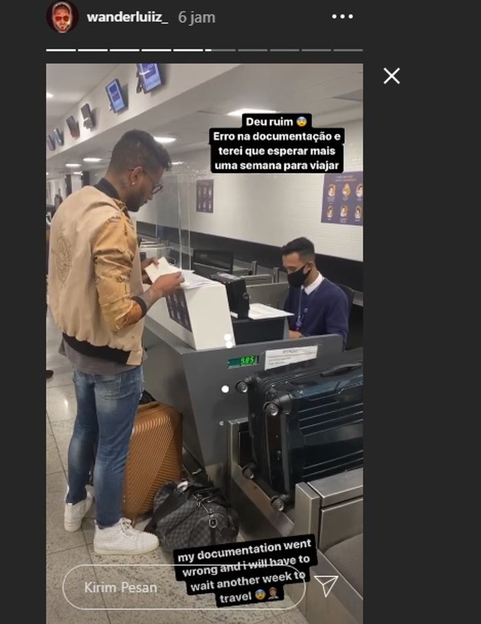 Striker Persib Bandung, Wander Luiz, memberitahukan kalau ada kendala ketika dirinya akan menuju ke Indonesia dari Brasil, 4 Agustus 2020