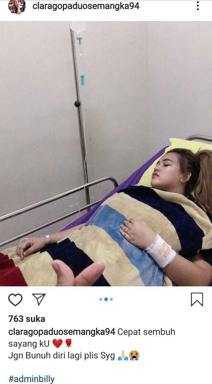 Clara Gopa berniat bunuh diri karena tak kuat dengan bullyan netizen.