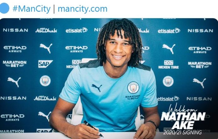 Manchester City resmi mendatangkan Nathan Ake dari Bournemouth dengan nilai transfer 40 juta poundsterling atau setara 782 miliar rupiah. 