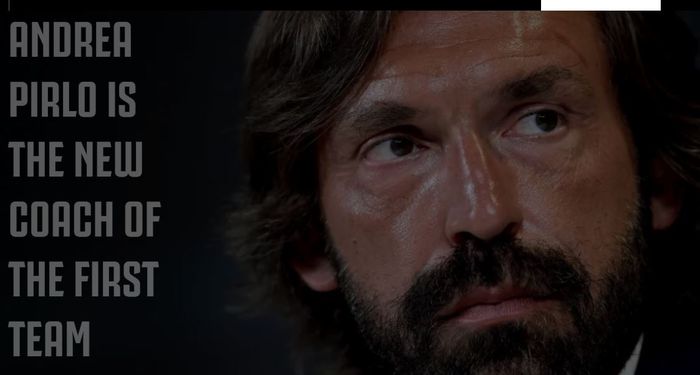 Tampilan halaman utama situs resmi Juventus mengumumkan pelantikan Andrea Pirlo sebagai pelatih baru menggantikan Maurizio Sarri.