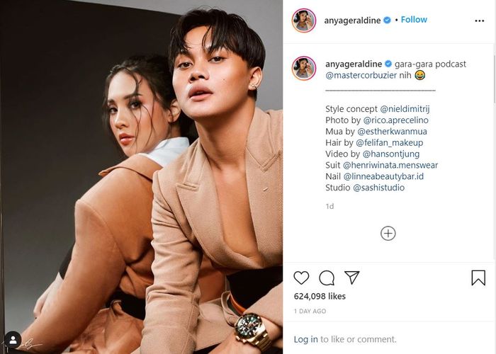 Anya Geraldine dan Rizky Febian