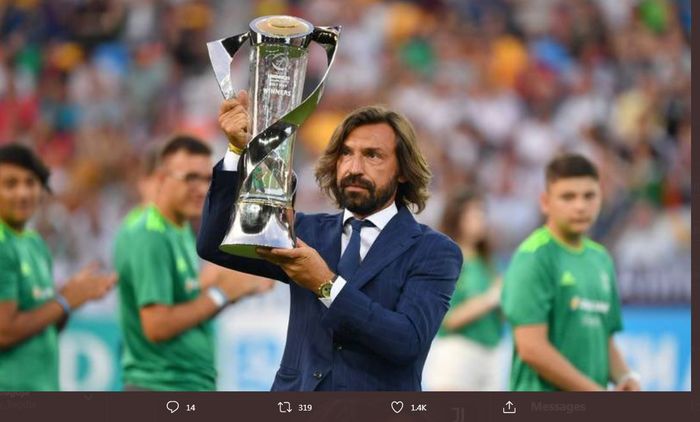 Andrea Pirlo resmi menjabat sebagai pelatih baru Juventus dengan kontrak dua tahun.