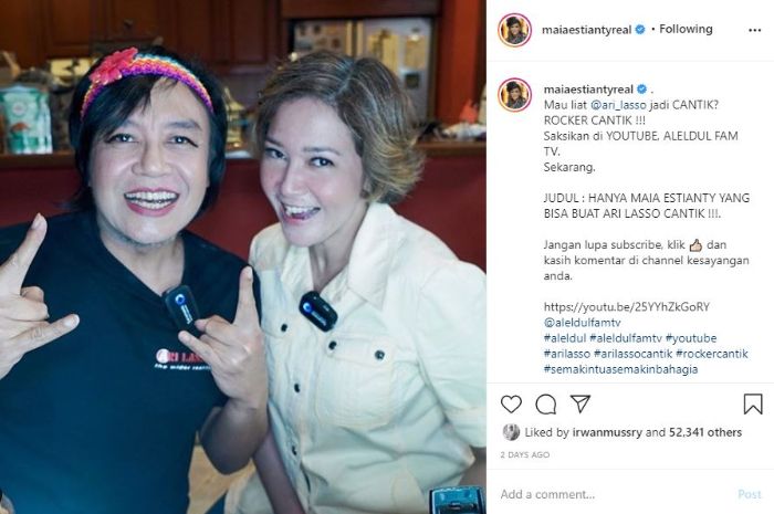 Potret cantik Ari Lasso