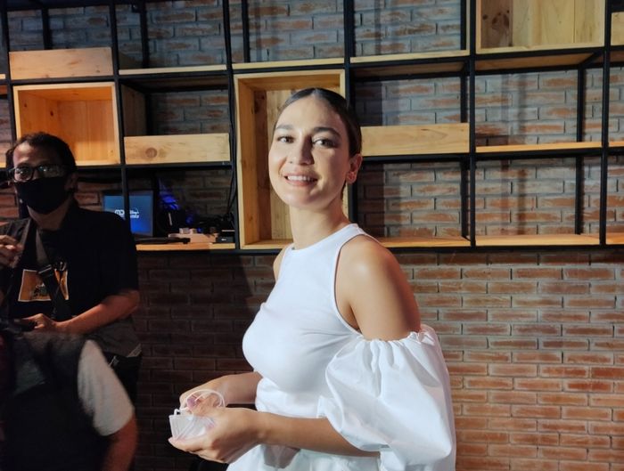 Luna Maya saat ditemui Grid.ID di kawasan Kuningan, Jakarta Selatan.