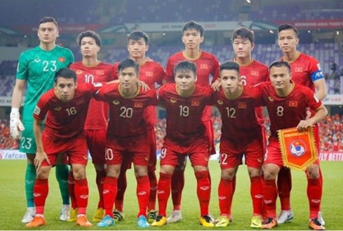 Tim nasional Vietnam.