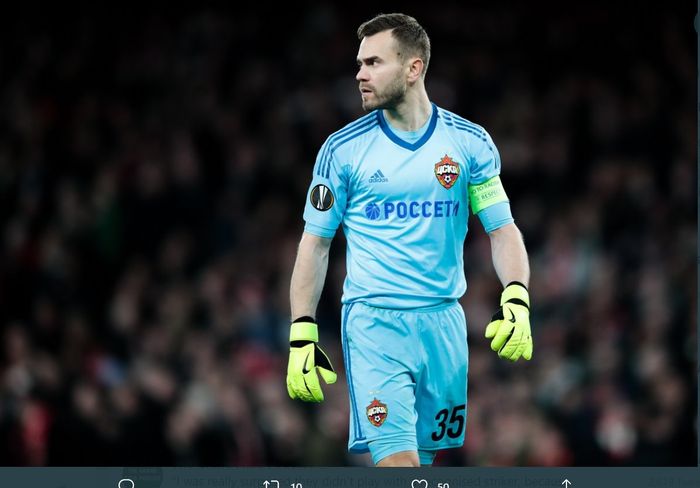 Kiper CSKA Moskva, Igor Akinfeev.