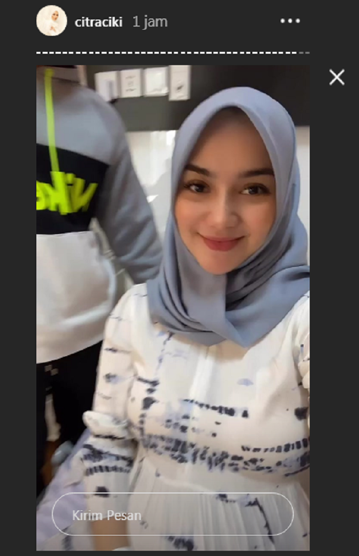 Citra Kirana jelang persalinan.