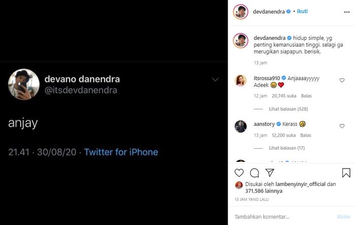 Adik dari Salshadilla Juwita, Devano Danendra, sindir pedas sang aktor gegara gembar-gembor soal kata Anjay 
