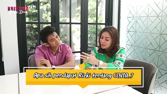 Kristina penasaran makna cinta bagi Rizki Da