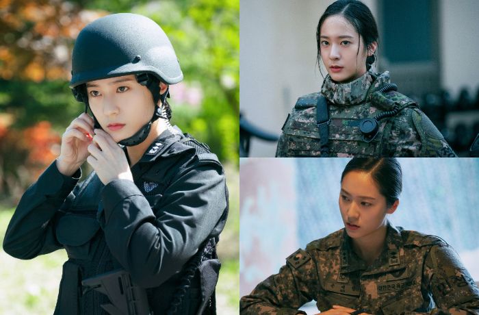 Penampilan gahar Krystal dalam foto adegan Search.