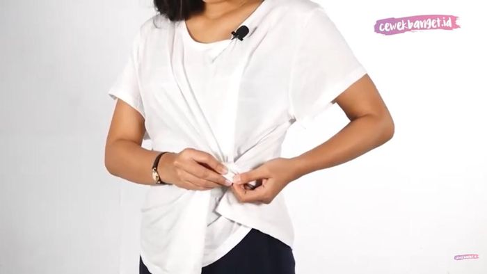 Tutorial ikat kaos ala Tiktok