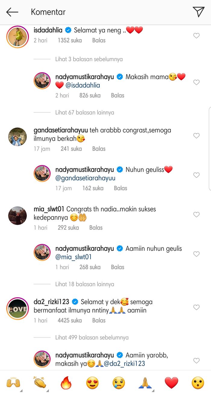 Komentar Rizki D'Academy pada postingan istrinya, Nadya Mustika Rahayu, menjadi sorotan. 