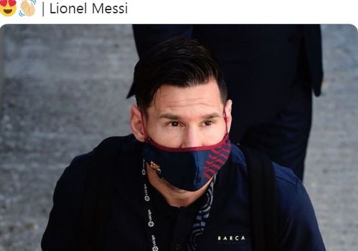 Kapten Barcelona, Lionel Messi.