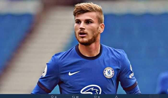 Penyerang anyar Chelsea, Timo Werner.