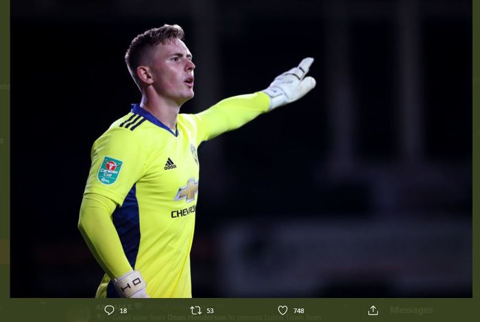 Kiper Manchester United, Dean Henderson.