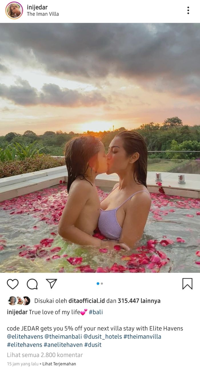 Postingan terbaru Jessica Iskandar bersama El Barack