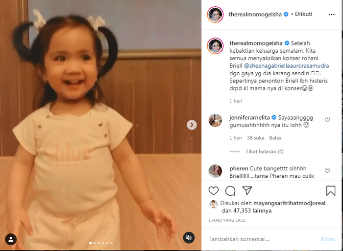 Putri Momo, Sheena Gabriella Aurora