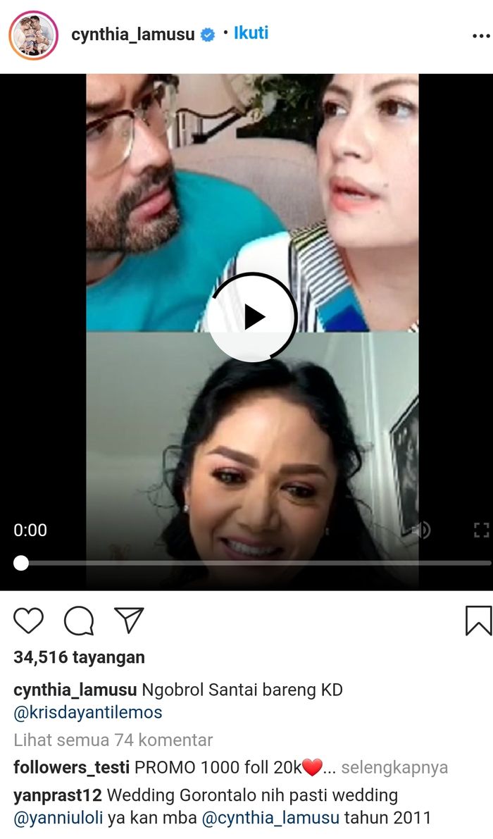 Seolah mengaku tak lagi berkomunikasi dengan Aurel dan Azriel, KD menyebut dirinya tengah melakukan silent treatment pada dua anak tertuanya itu.