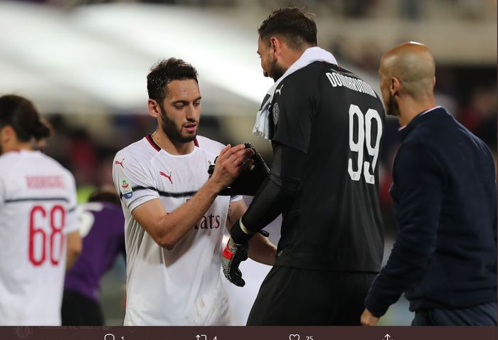 Bursa transfer musim panas 2020 selesai, AC Milan kebut perpanjang  kontrak Gianluigi Donnarumma dan Hakan Calhanoglu.