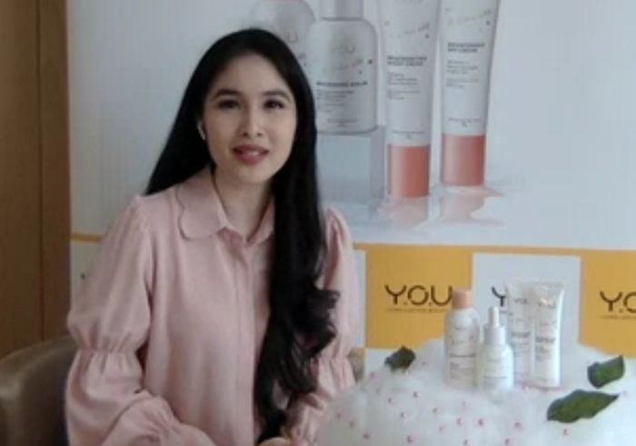 Sandra Dewi dalam jumpa pers virtual, Jumat (9/10/202