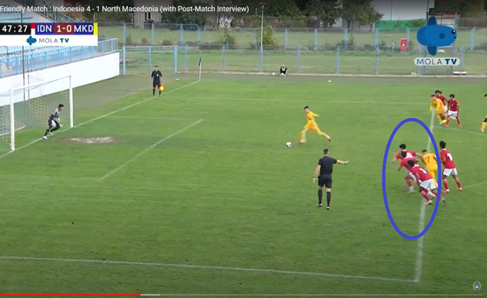 Kronologi wasit mengulang penalti Makedonia Utara saat melawan timnas U-19 Indonesia.