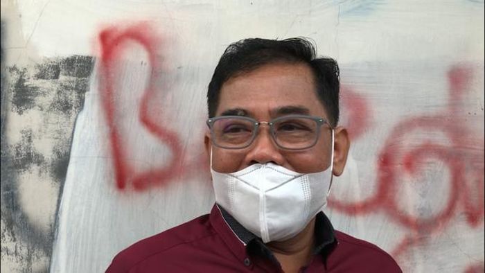 Nurdin Rudythia saat ditemui di Pengadilan Agama Jakarta Utara, Selasa (13/10/2020).