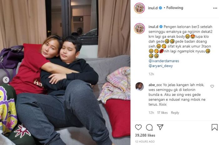 Inul Daratista bersama Yusuf Ivander Damares.