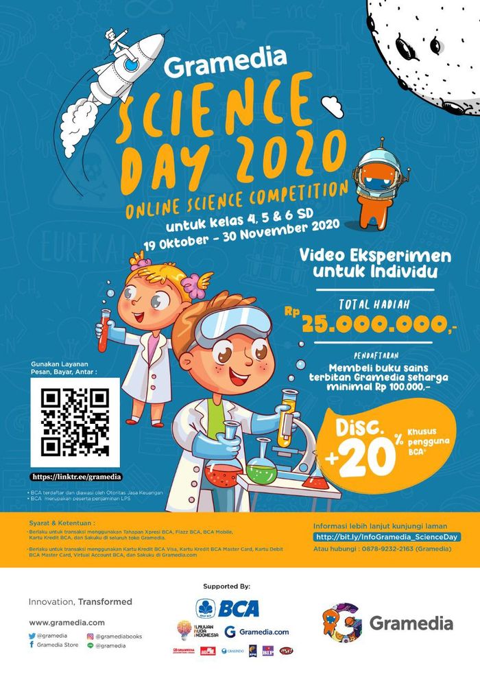 Melalui Gramedia Science Day, Gramedia Dorong Minat Anak-anak pada Sains  