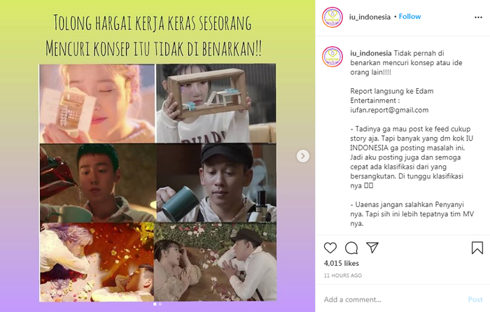 Scene MV IU dan Via Vallen yang dianggap mirip