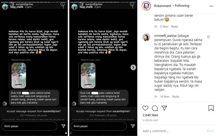 Taqy Malik akhirnya angkat bicara soal tudingan ceraikan Salmafina hanya karena celana.