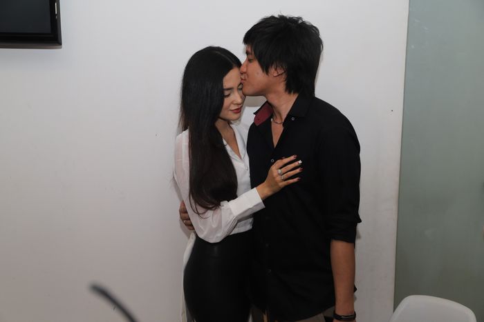 Vicy Melanie dan Kevin Aprilio saat ditemui tim Grid.ID di kawasan Lebak Bulus, Jakarta Selatan, Rabu (28/10/2020). 