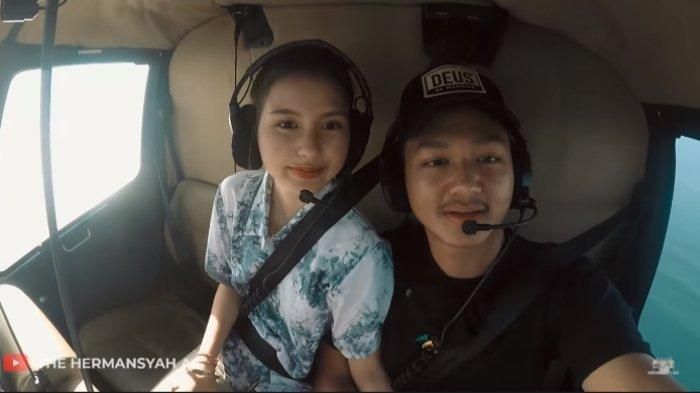 Azriel Hermansyah dan Sarah Menzel