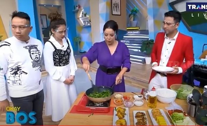 Mayangsari saat tampil dalam acara yang dipandu Raffi Ahmad