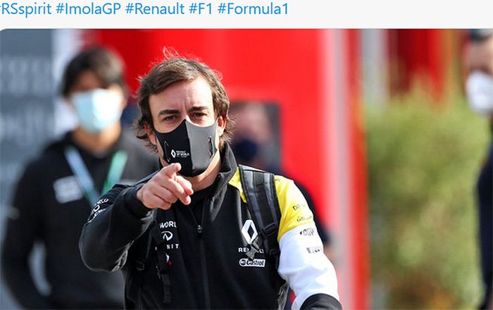 Pemenang dua gelar juara F1, Fernando Alonso, akan bergabung dengan Renault pada musim 2021.