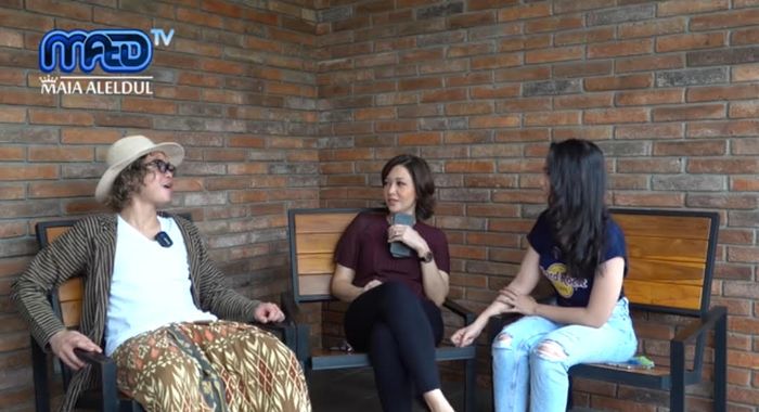Maia Estianty bersama Dul Jaelani dan Tissa Biani