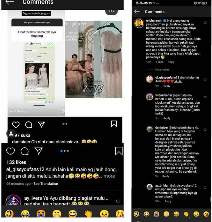 Komentar soal Gaun Ayu Ting Ting dan Nagita 