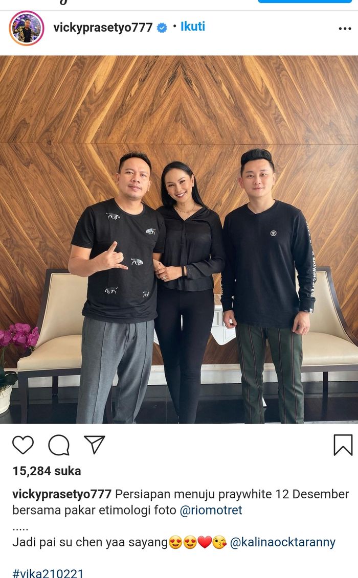 Vicky Prasetyo dan Kalina bertemu dengan fotografer Rio Motret.