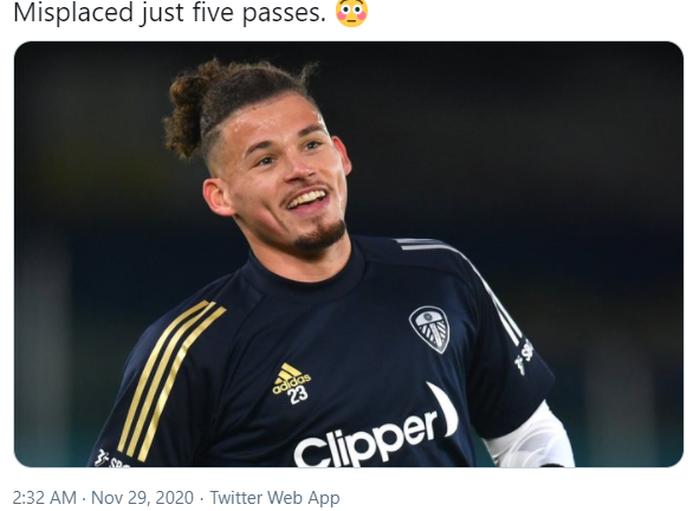 Gelandang Leeds United, Kalvin Phillips.