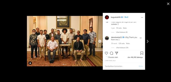 Komentar Dennis Wise usai Bagus Kahfi dapat restu dari Barito Putera