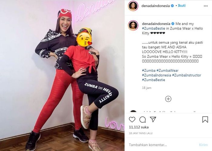 Penyanyi Denada mengunggah foto kebersamaannya dengan sang putri tunggal, Aisha atau yang dahulu dikenal dengan nama Shakira Aurum.  