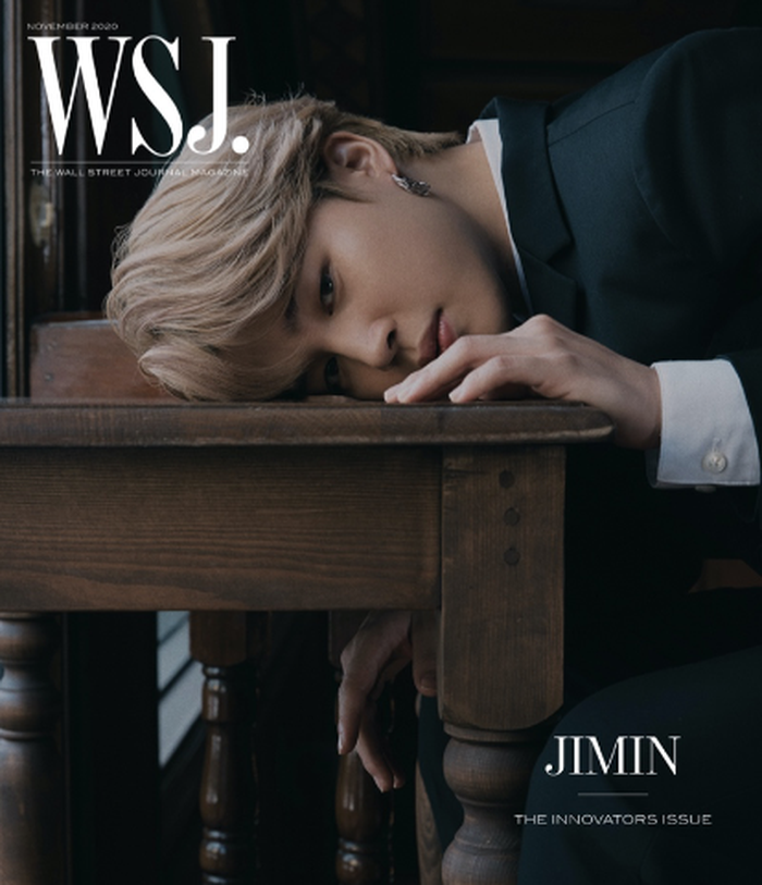  Jimin dalam cover majalah Wall Street Journal.