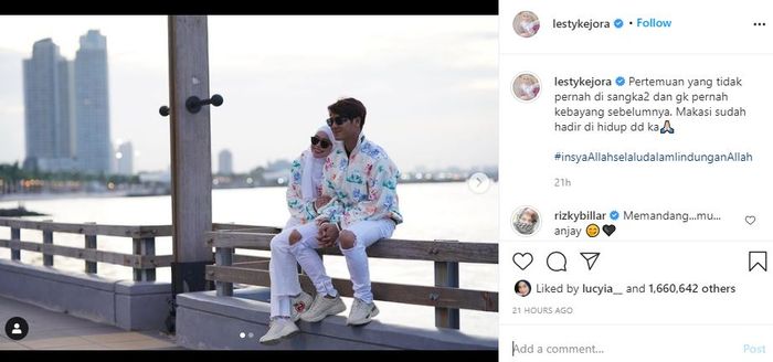 Unggahan Lesti Kejora