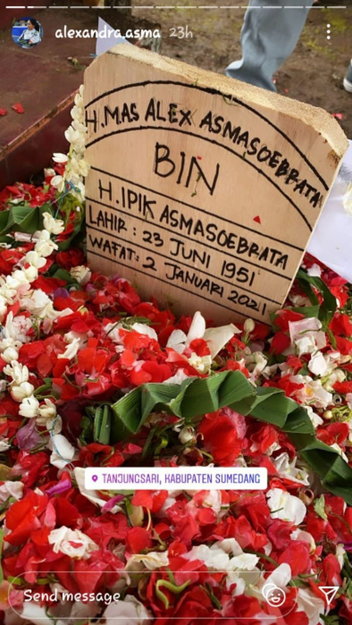 Unggahan Alexandra Asmasoebrata.