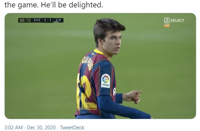 Gelandang Barcelona, Riqui Puig.