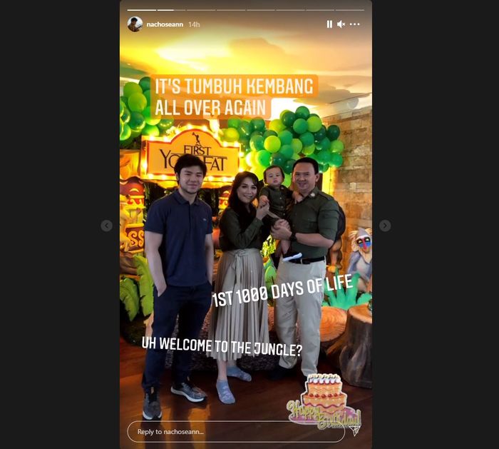 Nicholas Sean hadiri acara ulang tahun Yosafat