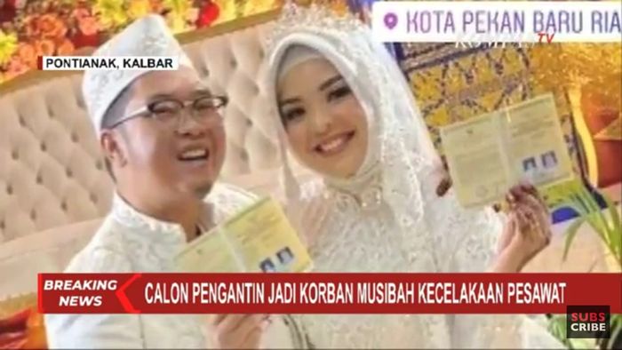 Ihsan Adhlan Hakim dan sang istri, Putri Wahyuni Effendi.