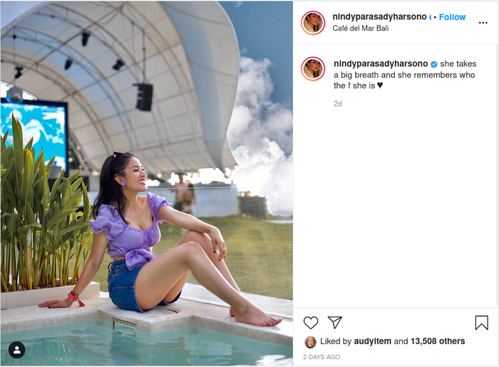 Suaminya disebut terseret kasus penyalahgunaan narkoba, Nindy Ayunda langsung kepergok matikan kolom komentar media sosialnya