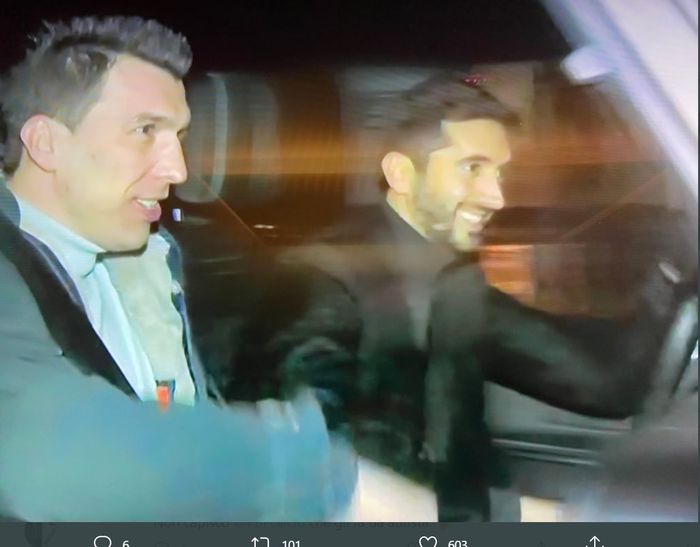 Mario Mandzukic tiba di Milan pada Minggu (17/1/2021) untuk menjalani tes medis sebelum bergabung ke AC Milan.