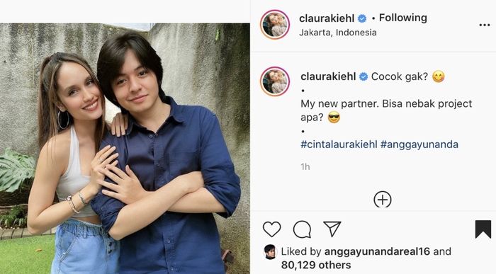 Unggahan foto Cinta Laura.