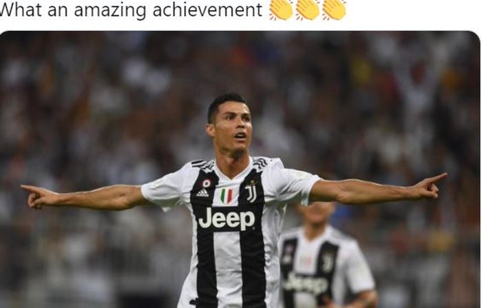 Megabintang Juventus, Cristiano Ronaldo.